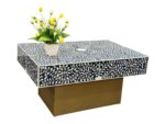 Mother of Pearl Inlay Coffee Table - Image 4