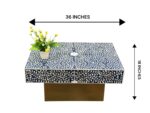 Mother of Pearl Inlay Coffee Table - Image 2