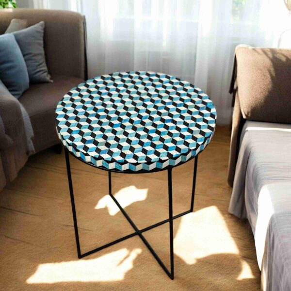 Bone Inlay Stool