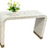 Mother of Pearl Inlay Console Table