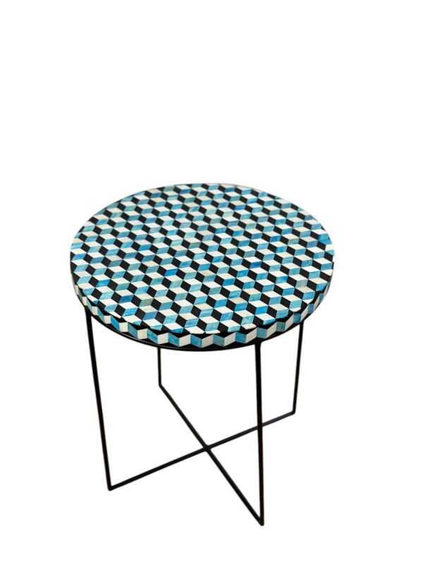 Bone Inlay Stool