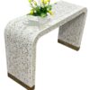 Mother of Pearl Inlay Console Table