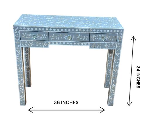 Mother of Pearl Inlay Console