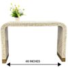 Mother of Pearl Inlay Console Table