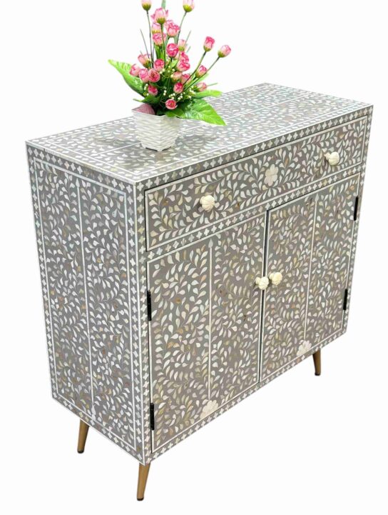 Mother of Pearl Inlay Cabinet