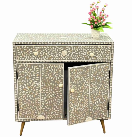 Mother of Pearl Inlay Cabinet