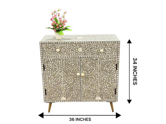 Mother of Pearl Inlay Cabinet