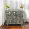 MOTHER OF PEARL INLAY CABINET