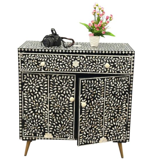 MOTHER OF PEARL INLAY CABINET