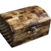 Bone Inlay Treasure Box Antique Style Handmade Wooden Jewelry Box
