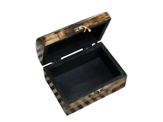 Bone Inlay Treasure Box Antique Style Handmade Wooden Jewelry Box
