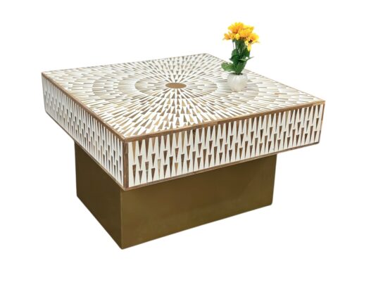 Teak Inlay Coffee Table