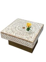 Teak Inlay Coffee Table - Image 2