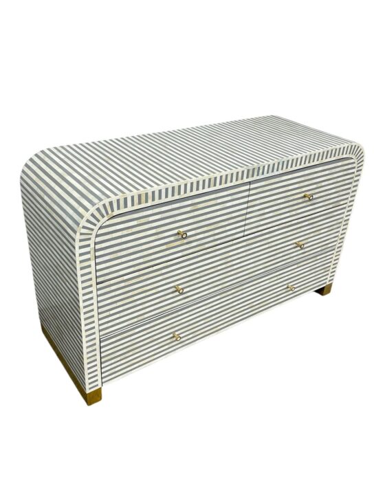 Bone Inlay U-Shape Cabinet