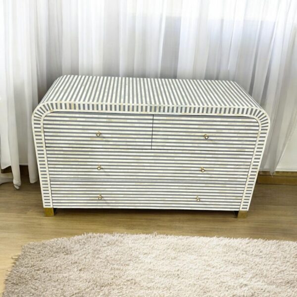 Bone Inlay U-Shape Cabinet
