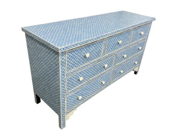 Bone Inlay Sideboard – 7 Drawers
