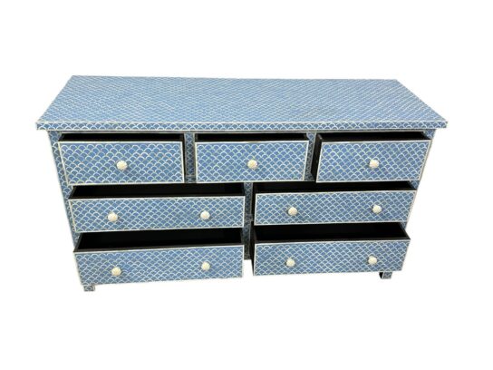 Bone Inlay Sideboard – 7 Drawers