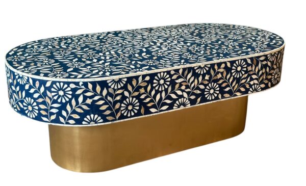 Decsoul27a Mother of Pearl Inlay Coffee Table