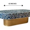 Mother of Pearl Inlay Coffee Table