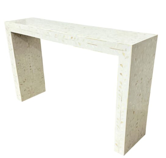 Bone Inlay Console Table