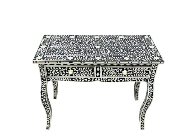 Decsoul30c Bone Inlay Console Table – 2 Drawers