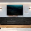 Handcarved Wooden TV Unit | Solid Wood Entertainment Console