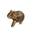 Handcrafted Bone Inlay Painted Elephant