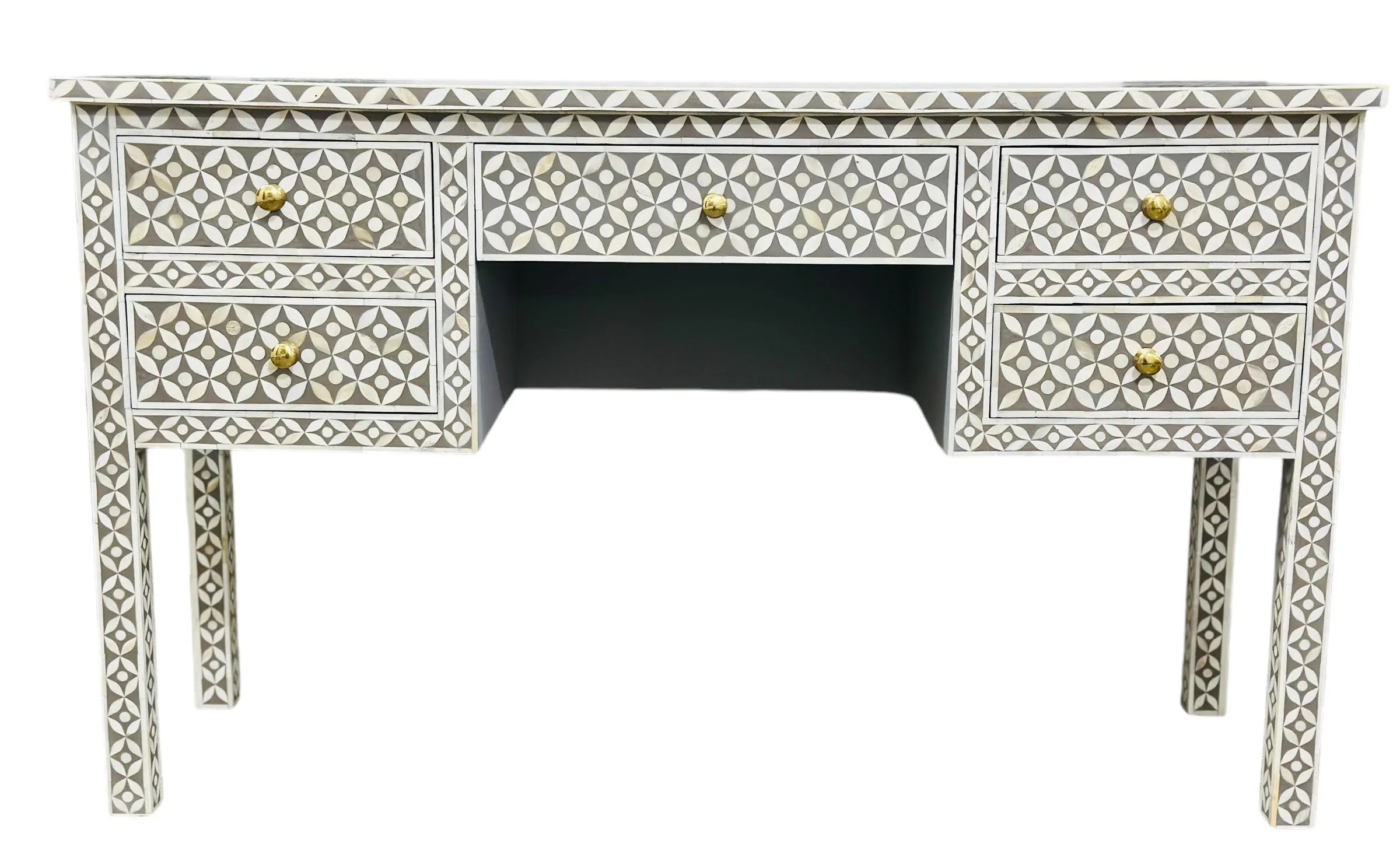 il_fullxfull.6826092988_ormi Handmade Luxury Bone Inlay 5 Drawer Table β Handmade Antique Dresser - Image 3