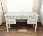 Handmade Luxury Bone Inlay 5 Drawer Table β Handmade Antique Dresser