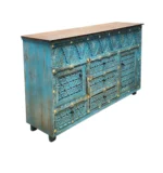 Rustic Wooden Cabinet | Handcrafted Storage Cupboard - Image 6