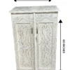 Handmade Mother of Pearl Almirah Handmade Inlay Storage Cabinet