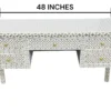 Handmade Luxury Bone Inlay 5 Drawer Table – Handmade Antique Dresser