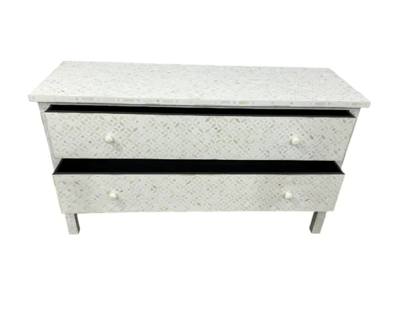 Handmade Bone Inlay Drawer Chest – Handmade Boho Dresser