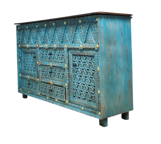 Rustic Wooden Cabinet | Handcrafted Storage Cupboard