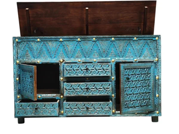 il_fullxfull.6911099561_phqc Rustic Wooden Cabinet | Handcrafted Storage Cupboard
