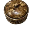 HANDMADE BONE FITTED Decoration Box Antique Style Wooden
