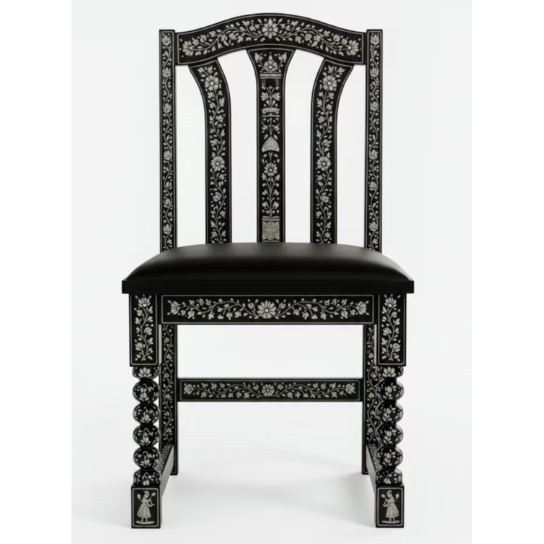 Hand Painted Dining Table and Chairs | Floral Indian Home Decor