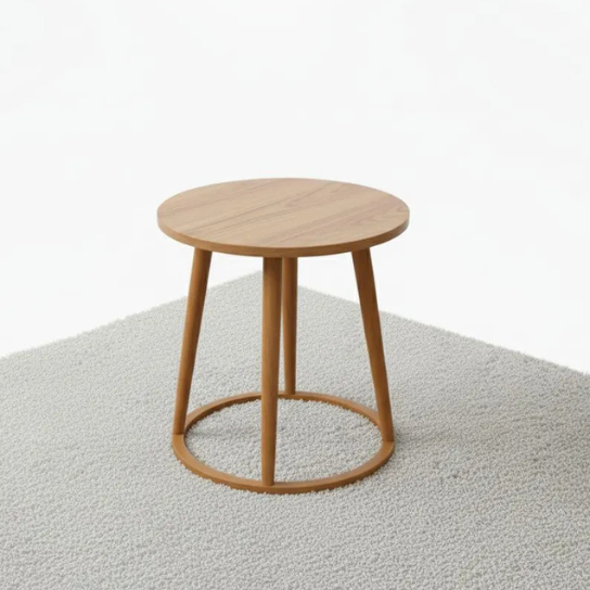 Solid Wood Nesting Tables: Modern Scandinavian Coffee Tables, Set of 3