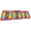 Hand-Painted Wooden Tray Set: Rajasthani Folk Art, Set of 3