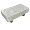 Gray Bone Inlay Coffee Table | Modern Geometric Handmade Furniture