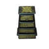 Handmade Brass Embossed Wooden Jewelry Gift Box | Indian Storage Organizer