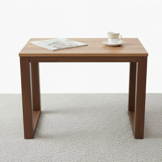 Solid Wood Nesting Tables: Modern Scandinavian Coffee Tables, Set of 3
