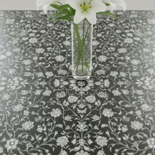 Hand Painted Dining Table and Chairs | Floral Indian Home Decor