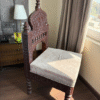 Hand Carved Wood Maharaja Chair | Antique Indian Accent Seating