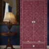 10 Handmade Blue Bone Inlay Armoire: Floral Wardrobe Cabinet
