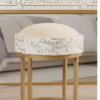 Mother of Pearl Inlay Vanity & Stool Set Handmade Floral Dressing Table