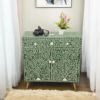 4 Bone Inlay Armoire | Handmade Floral Vine Wardrobe