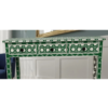 7 Handmade Bone Inlay Console Table: Geometric Boho Desk